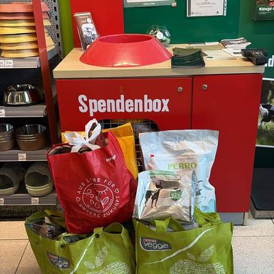 Spenden von Fressnapf Telfs für Tiere und Wildvögel