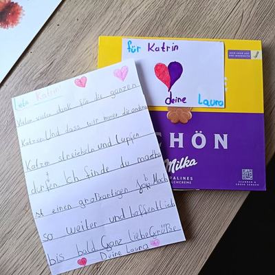Freude über einen liebevollen Tierbrief