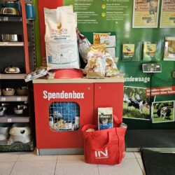 Dank an Fressnapf Telfs und Kunden für Spenden