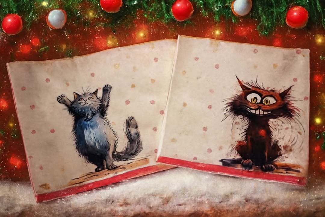 Adventkalender Gewinnspiel mit Katzen-Geschirrtüchern Adventkalender Gewinnspiel mit Katzen-Geschirrtüchern